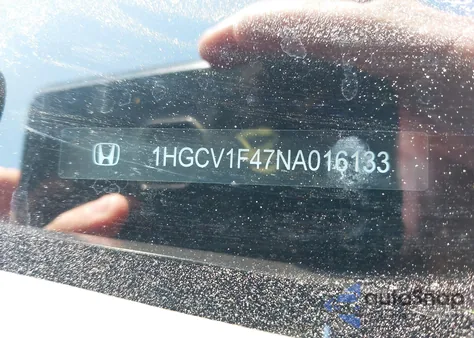 2022 Honda Accord Sport Special Edition из США, поврежденный, VIN 1HGCV1F47NA016133